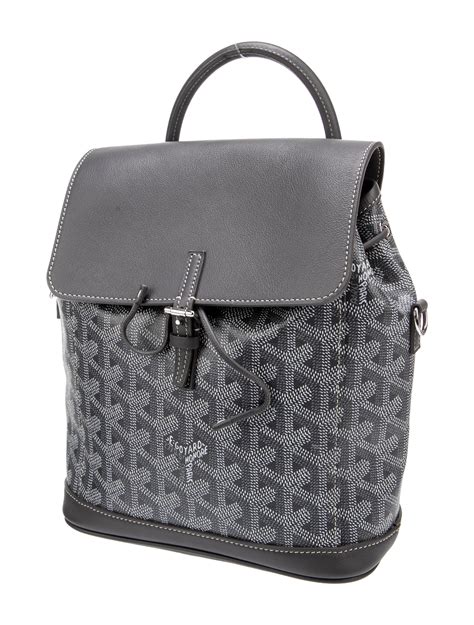 grey goyard bookbag|Goyard alpin mini backpack.